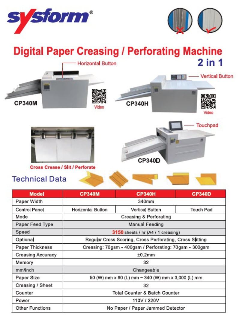 Digital Paper Creasing/Perforating Machine image 0